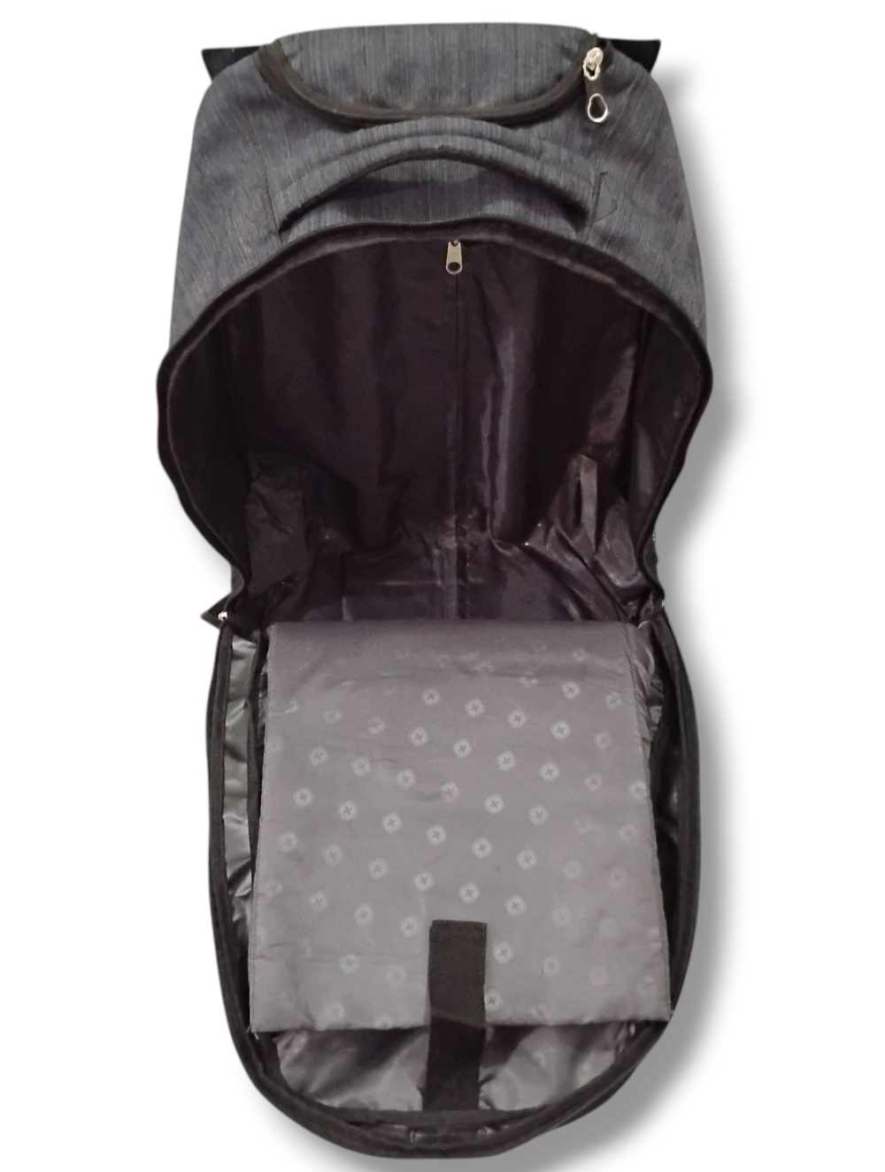 SWISS GEAR - Travel Extendable Handle Wheeled Carry-On Rolling Commuter Backpack - Picture 2 of 6